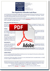 The Popularity of Health Cash Plans